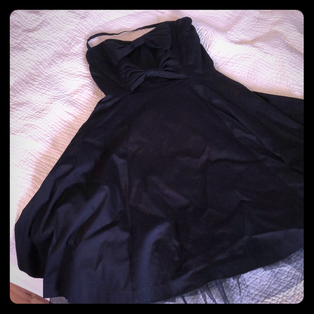 Strapless little black Betsey dress!!